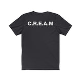 Cream in White Unisex Jersey Short Sleeve Tee