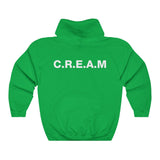 Cream in White Unisex Heavy Blend™ Hooded Sweatshirt