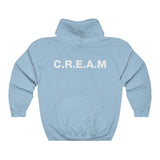 Cream in White Unisex Heavy Blend™ Hooded Sweatshirt