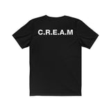 Cream in White Unisex Jersey Short Sleeve Tee