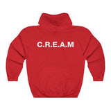 Cream in White Unisex Heavy Blend™ Hooded Sweatshirt