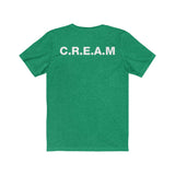 Cream in White Unisex Jersey Short Sleeve Tee