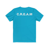 Cream in White Unisex Jersey Short Sleeve Tee